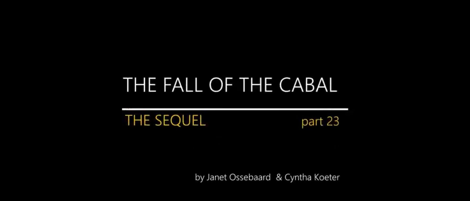 Fall Of The Cabal Sequel | Part 23 Whistleblowers,  Money, Murder