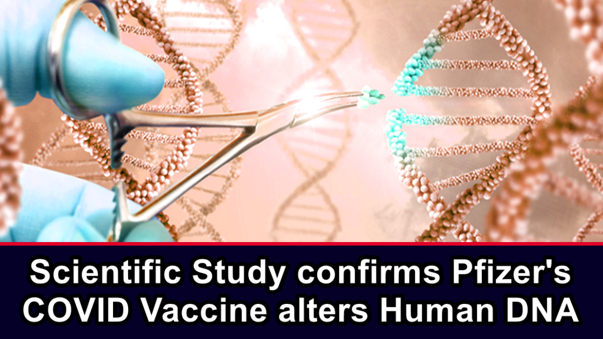 Scientific Study confirms Pfizer’s COVID Vaccine alters Human DNA