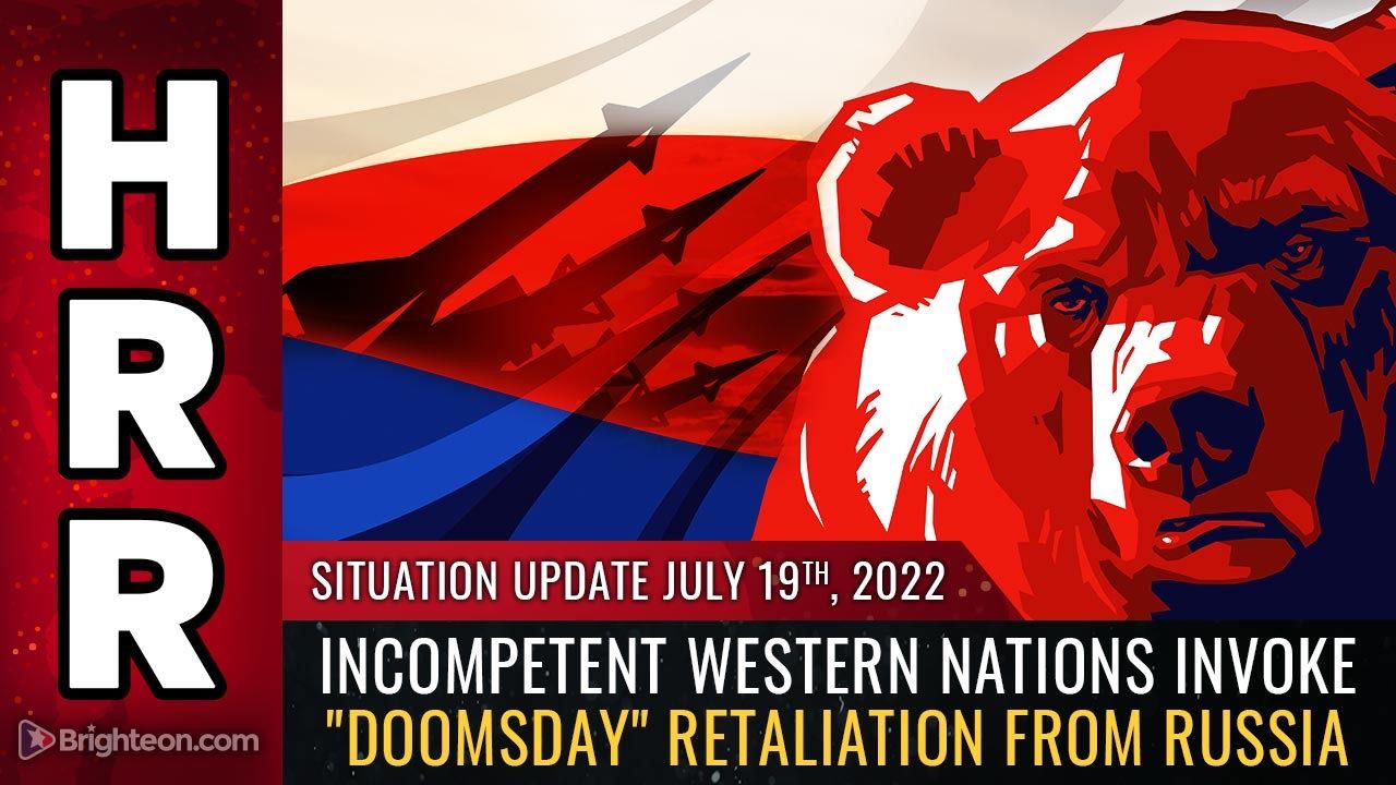 Incompetent western nations invoke "doomsday" retaliation from Russia