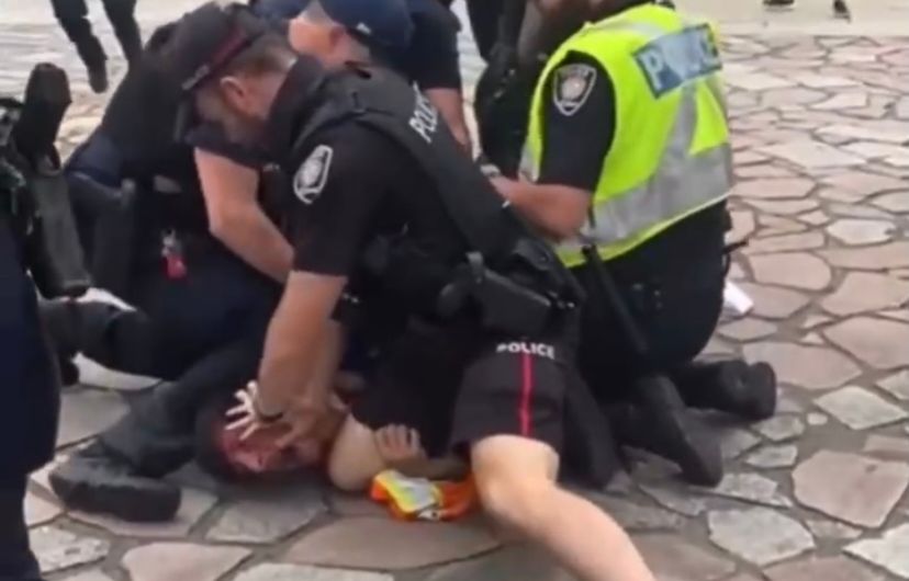 Ottawa Police Violently Arrest Canadians at Freedom Rally on Eve of Canada Day