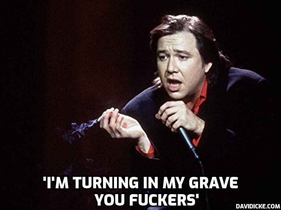 The Great Bill Hicks responds to a Woker of his day: Think with no lines