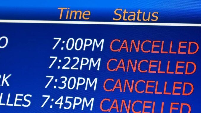 Mainstream media continues to ignore the reason behind mass flight cancellations: COVID jab policies and injuries • The (Intended Managed) Collapse of International Air Travel (for the Masses)